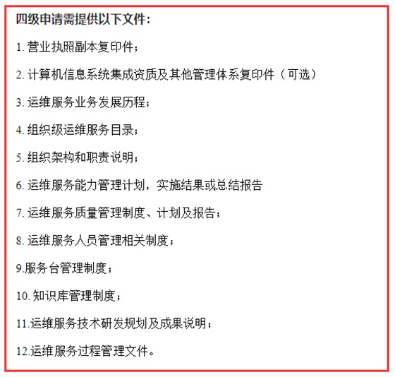 深圳企業(yè)做ITSS認(rèn)證需提供這12項資料，否則不予通過！