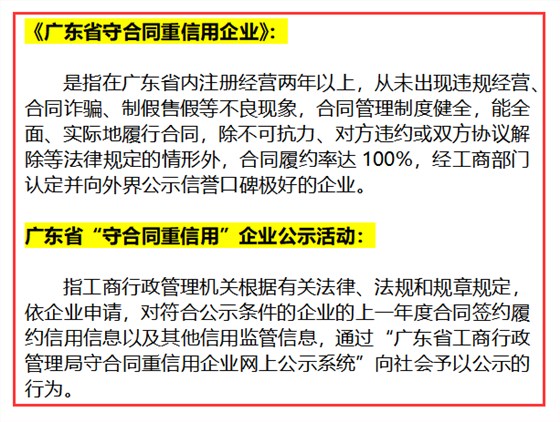 原來守合同重信用企業(yè)是這個意思，你知道嗎？