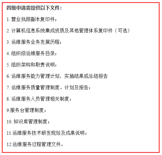 深圳企業(yè)做ITSS認(rèn)證需提供這12項(xiàng)資料，否則不予通過(guò)！